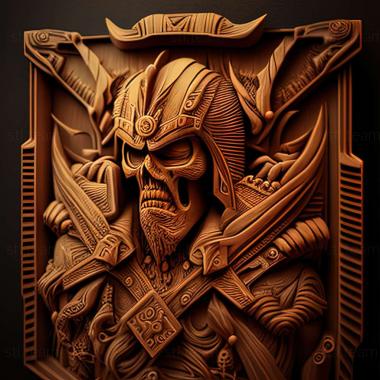 3D модель Игра Warhammer 40000 Огненный воин (STL)